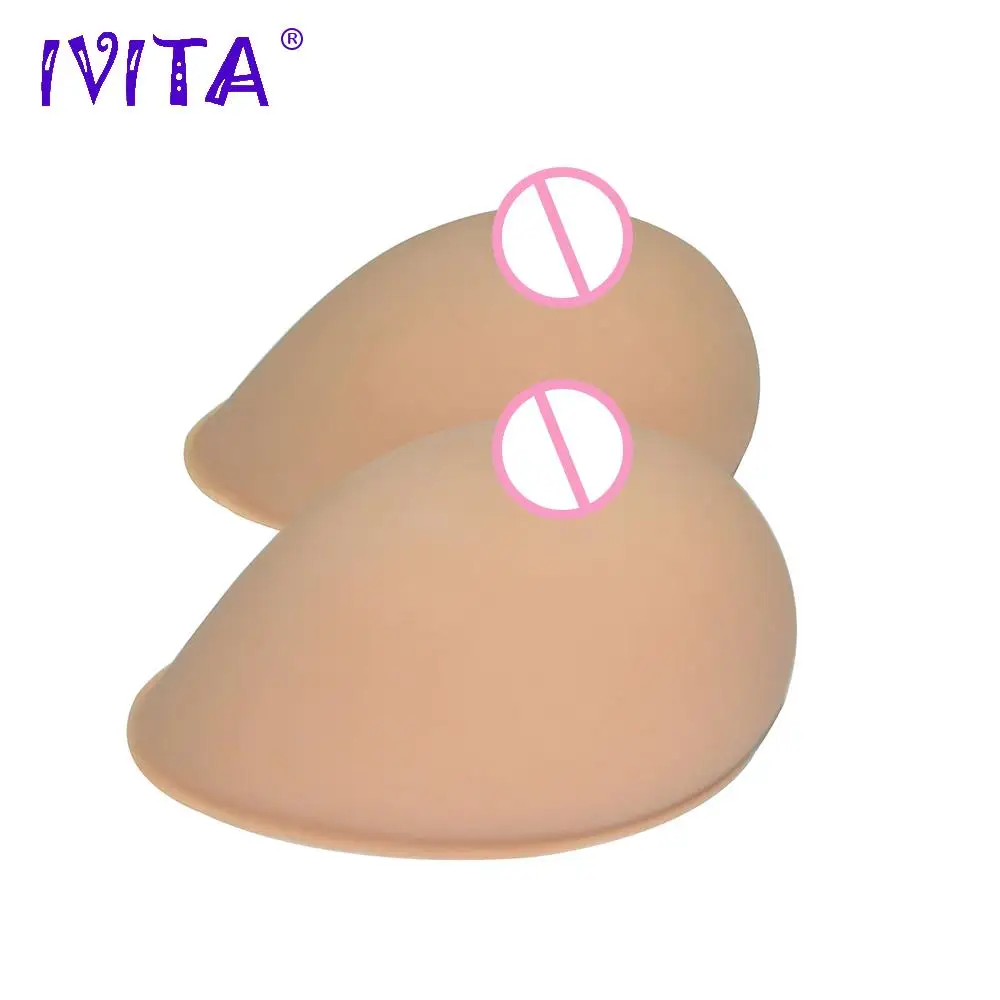 Силиконовая форма для груди от загара IVITA 2400 г мастэктомии косплея транссексуал