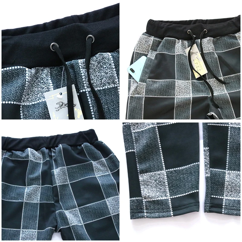 Мужские штаны-шаровары модные спортивные штаны в клетку стиле хип-хоп | Мужская