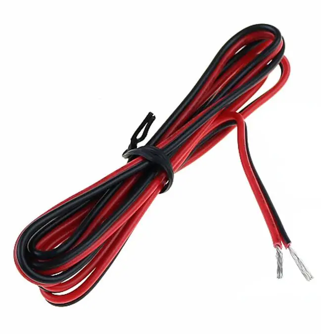 5M 2 контактный 18 20 22 AWG Электрический красные черные провод кабель