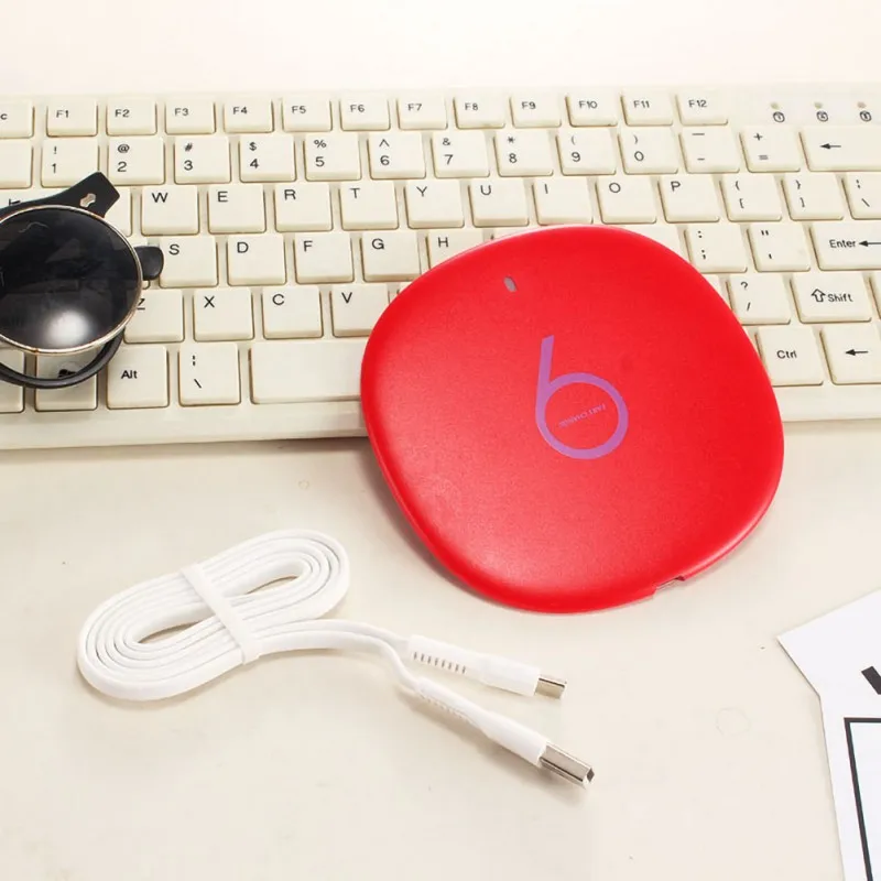 D9 Ultra-thin Wireless Charger QI Standard High Quality Charging for Samsung iPhone Xiaomi | Мобильные телефоны и