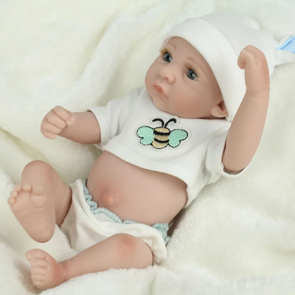 NPKDOLL 25 см младенец Возрожденный Мягкий силикон целая настоящая кукла игрушки для