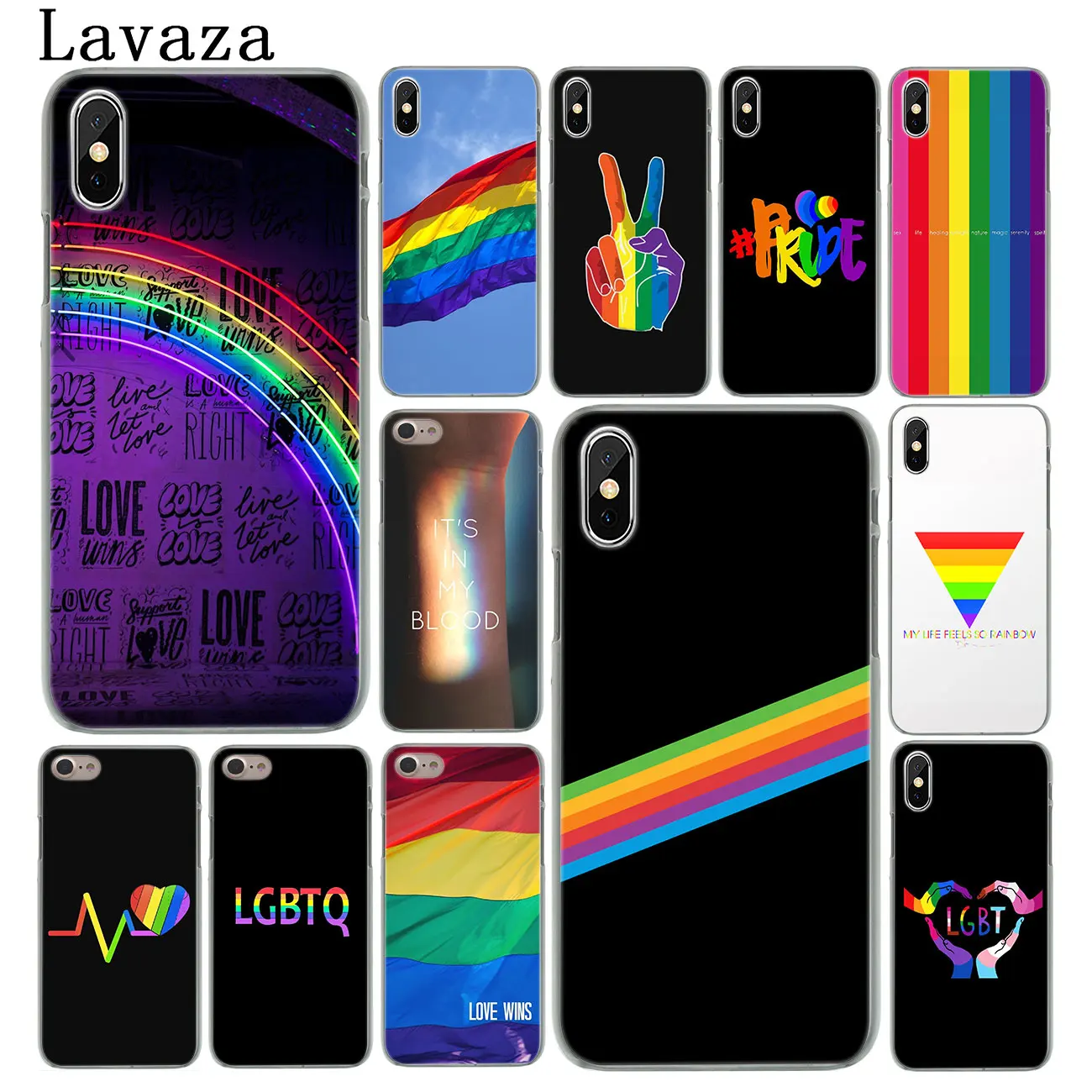 Твердый чехол для телефона Lavaza LGBT love is Love LGBTQ heart iPhone XR X XS 11 Pro Max 10 7 8 6S 5 5S SE 4S