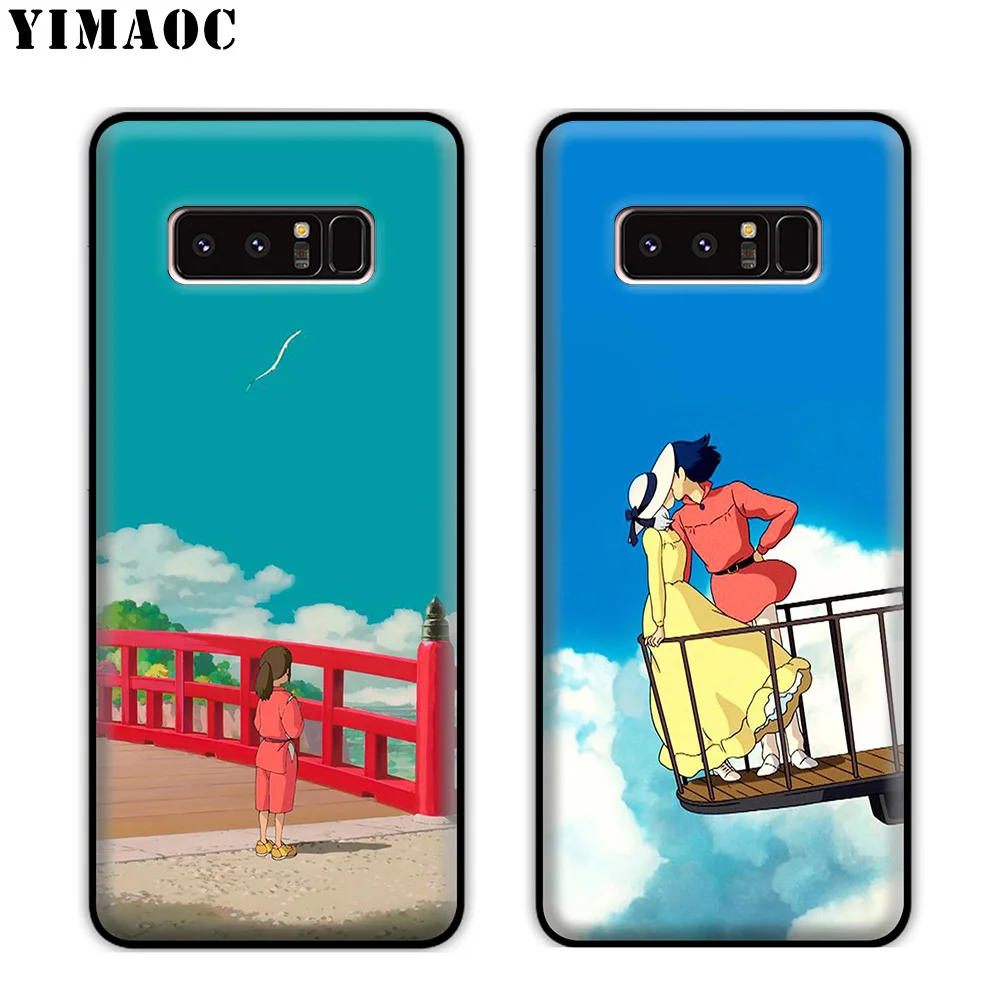 YIMAOC Studio Ghibli Anime Soft Silicone Case for Samsung Galaxy S10 S10e S9 S8 Plus S7 S6 Edge J6 Cover |