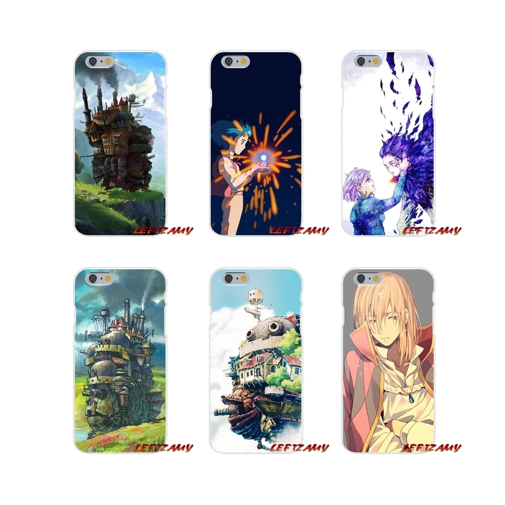 Для iPhone X XR XS MAX 4 4S 5 5S 5C SE 6 6S 7 8 Plus Аксессуары чехлы для телефонов Studio Ghibli Howl's