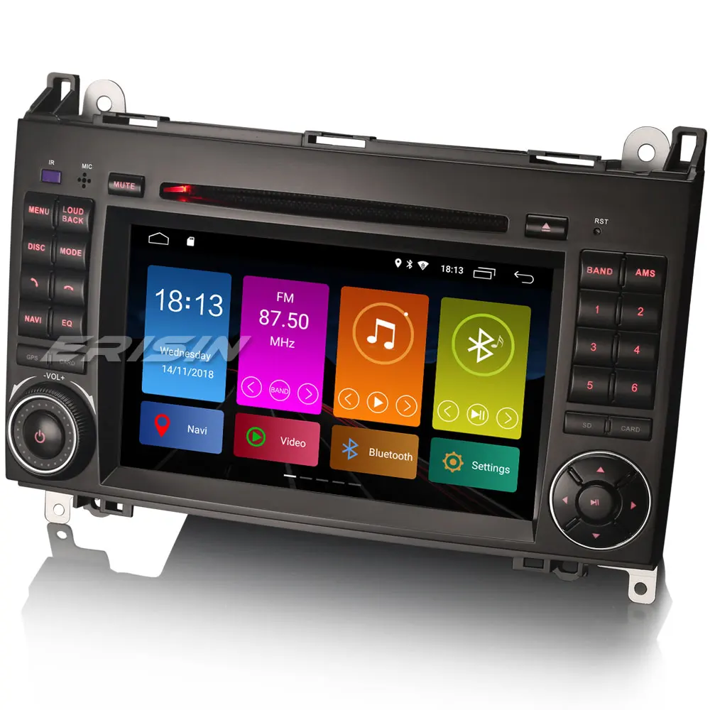 Erisin ES2972B 7 &quotавтомобильный мультимедийный плеер авто радио Android 9 0 DAB + DVR OBD GPS для