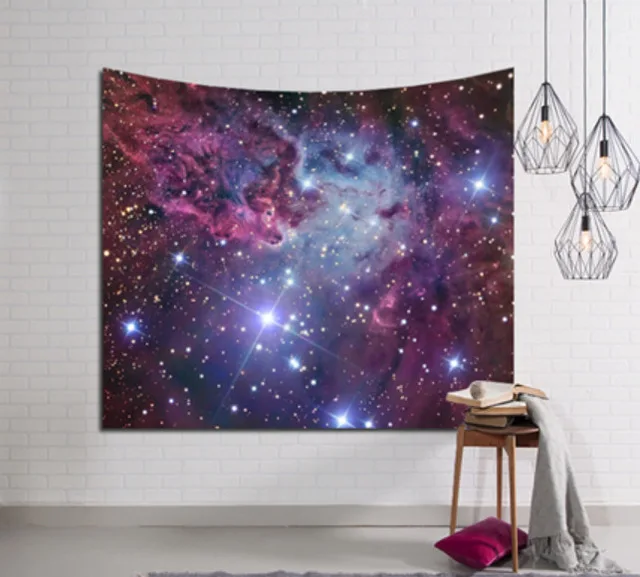 T14 Galaxy настенный гобелен хиппи ретро домашний декор Йога пляжный коврик 150x130 см/150x100 см - Цвет: T14