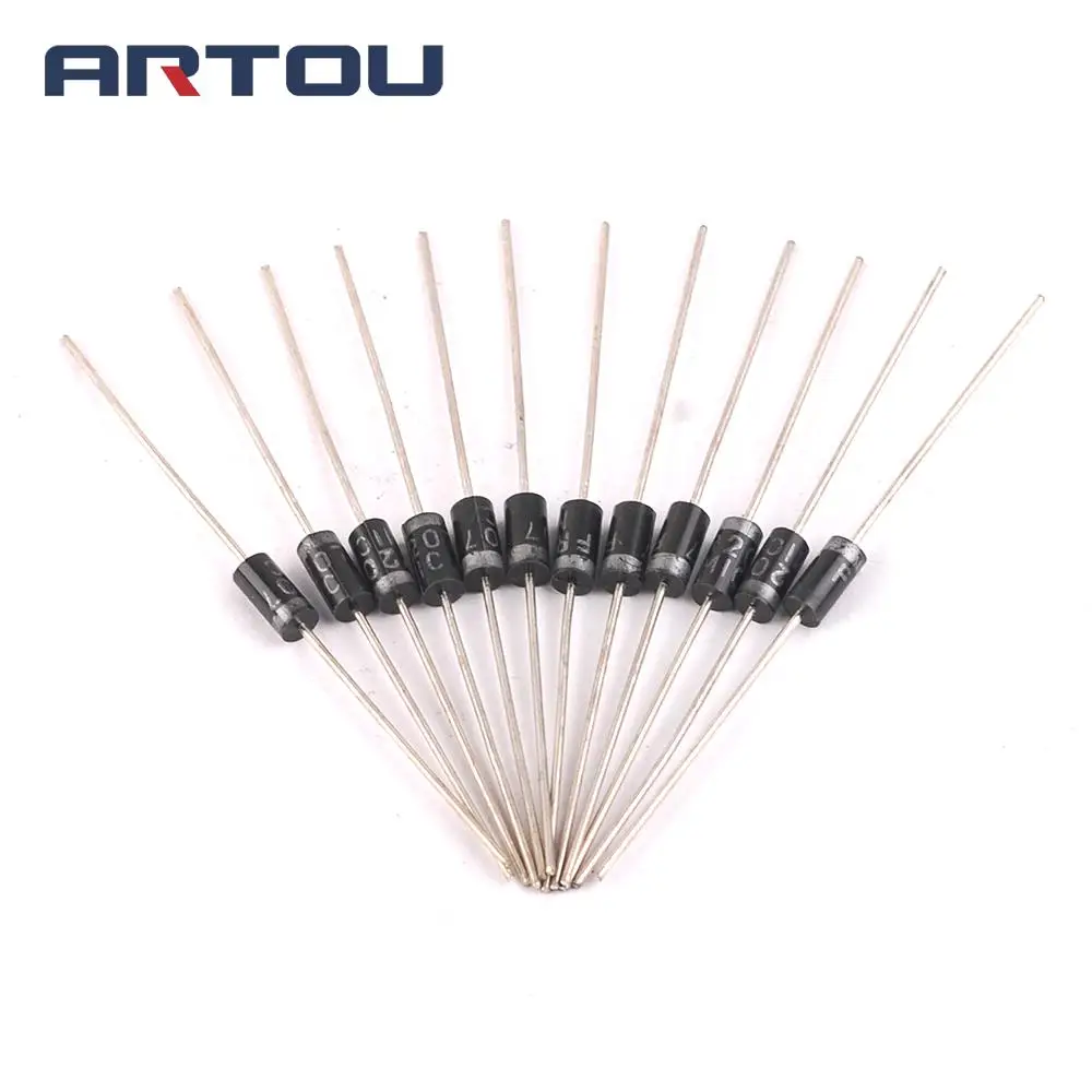 100PCS FR207 DO 15 диодный выпрямительный мост|diode rectifier|bridge rectifier dioderectifier diode |