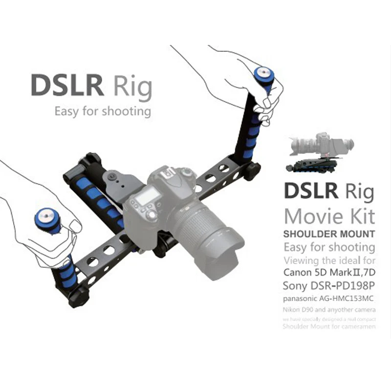 

DSLR RIG DSLR Rig Movie Kit Shoulder Mount DSLR Stabilizer Shoulder Rig For Canon Nikon Panasonic