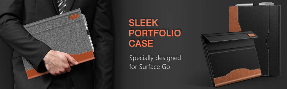 Чехол для microsoft Surface Go, с возможностью просмотра под разными углами, тонкий складной чехол-подставка/держатель для ручки и отделения для документов, Визитная Обложка