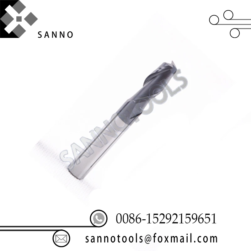 

5Pcs 2 Flutes tungsten steel cnc end milling cutter 45 degree flattened end mill D1, D5, D6, D8, D10mm for general cutting metal