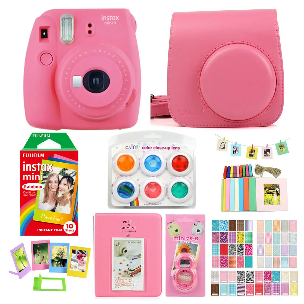 Fujifilm Instax Mini 9 мгновенная печать камеры с пленкой фото бумага камера защитный