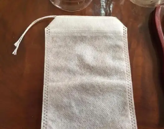 2017 Лидер продаж Портативный 100 упак. 8x10 см Хлопок Drawstring многоразовые мешки для