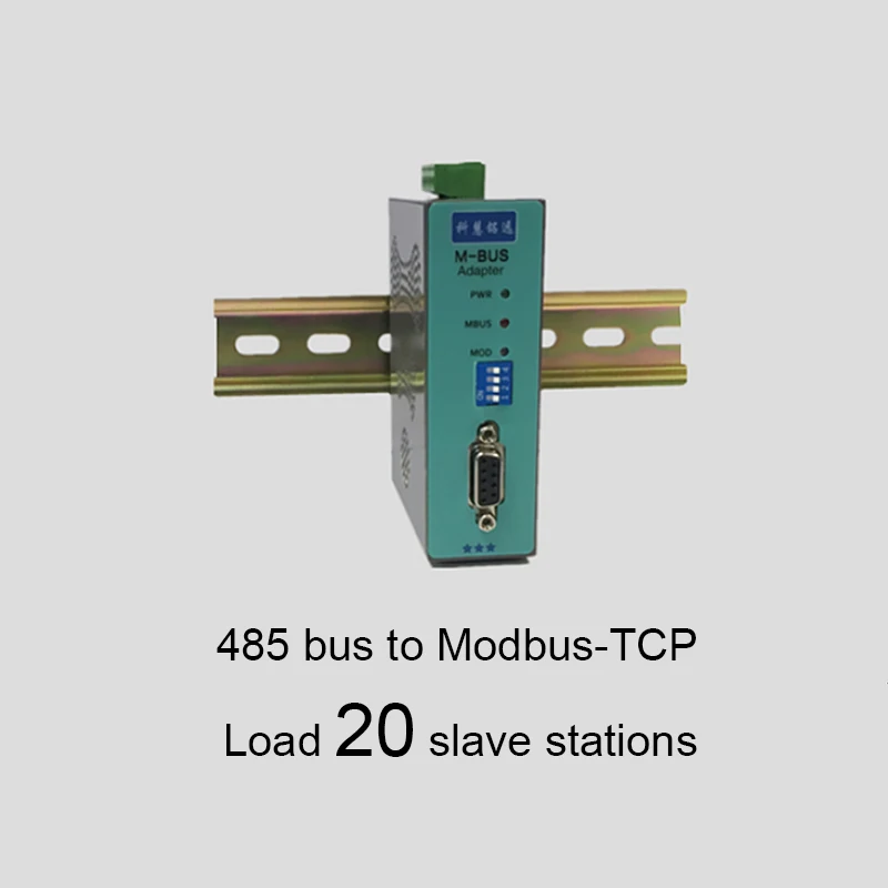 

MBUS/M-BUS@485 Bus to MODBUS-TCP Ethernet Converter 20 Load KH-MT-485