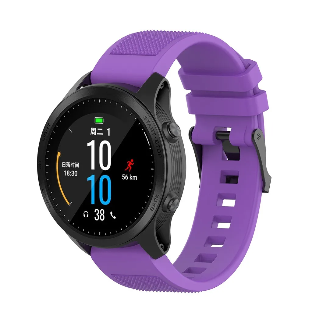 Силиконовый ремешок для мужчин с Т-образным ремешком для Garmin Forerunner 945, Смарт-часы, спортивные роскошные часы, браслет для женщин и мужчин 19Jun21