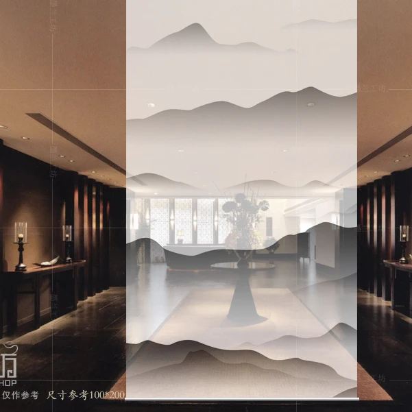 Комнату разделить Биомбо Экран узоры окна раздела Шторы прозрачный Гостиная