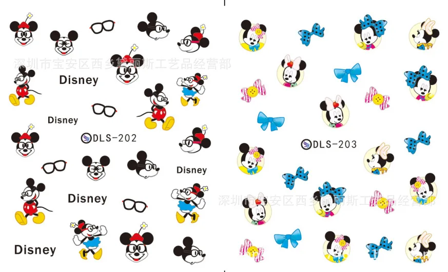 5 sheet 3D Nail Sticker Mixed Colorful Designs Stickers Decals Makeup Water Tattoos Manicure Tool DLS196-206 | Красота и здоровье