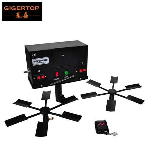 1 Gigertop TP-T100 с двойным крылом фонтанный фейерверк система стрельбы № 5 батарея питания вращающаяся машина фейерверков двойное крыло - Цвет: 1