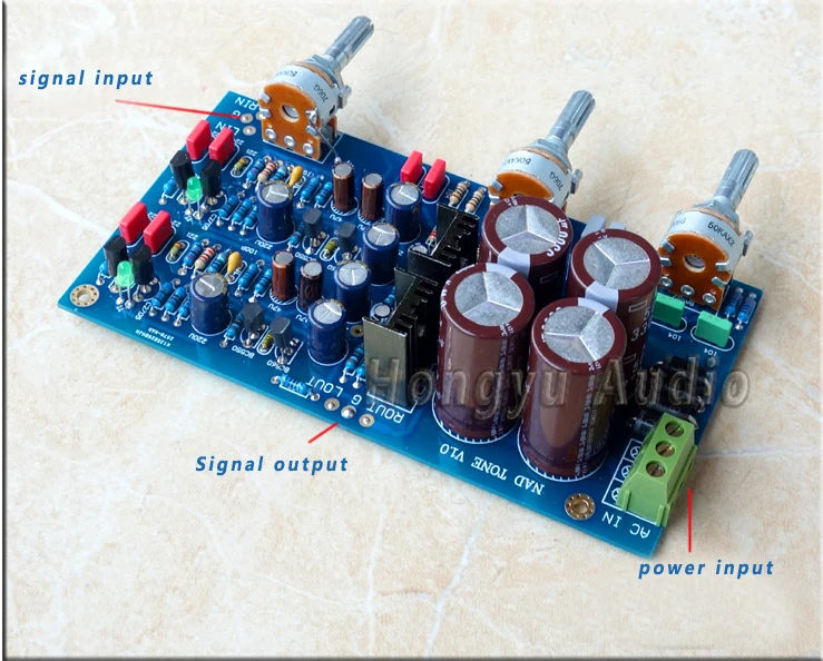 DIY тональная плата английский NAD HIFI тональный предусилитель Комплект