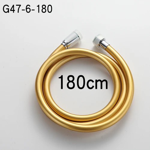 G47-5 180CM GAPPO 250 см кран шланг 180 см Гибкий ПВХ шланг для душа водопроводный шланг Аксессуары для ванной комнаты водопровод g47-180 - Цвет: G47-5 180CM