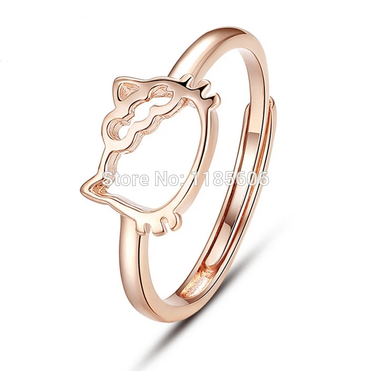 Женское кольцо из стерлингового серебра 925 пробы в Корейском стиле милое модное