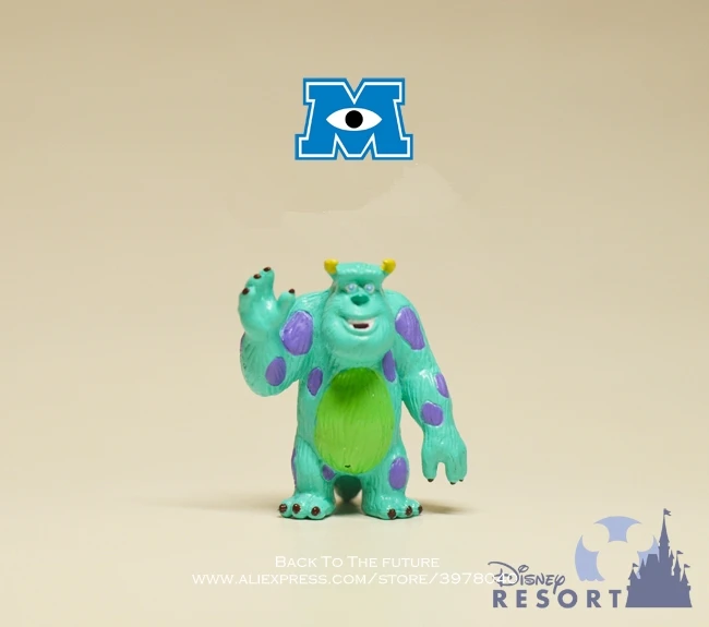 Экшн фигурка Disney Monsters University Sullivan 4 см мини украшение из аниме коллекционная