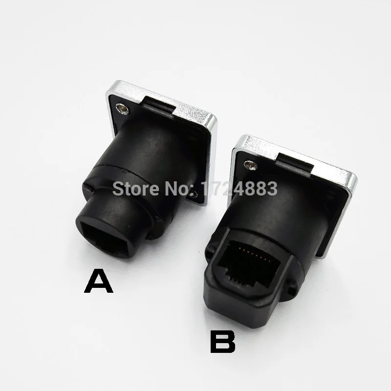Разъем RJ45, гнездовые разъемы RJ45, разъем Ethernet, крепление на панель IP65