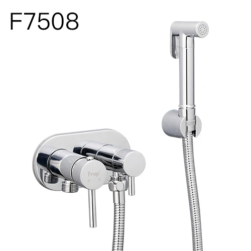 F7508 FRAP Bidets холодный и горячий смеситель для душа опрыскиватель для анальной Чистки унитаза спрей набор биде спрей бронзовая душевая головка мойка гигиеническая - Цвет: F7508