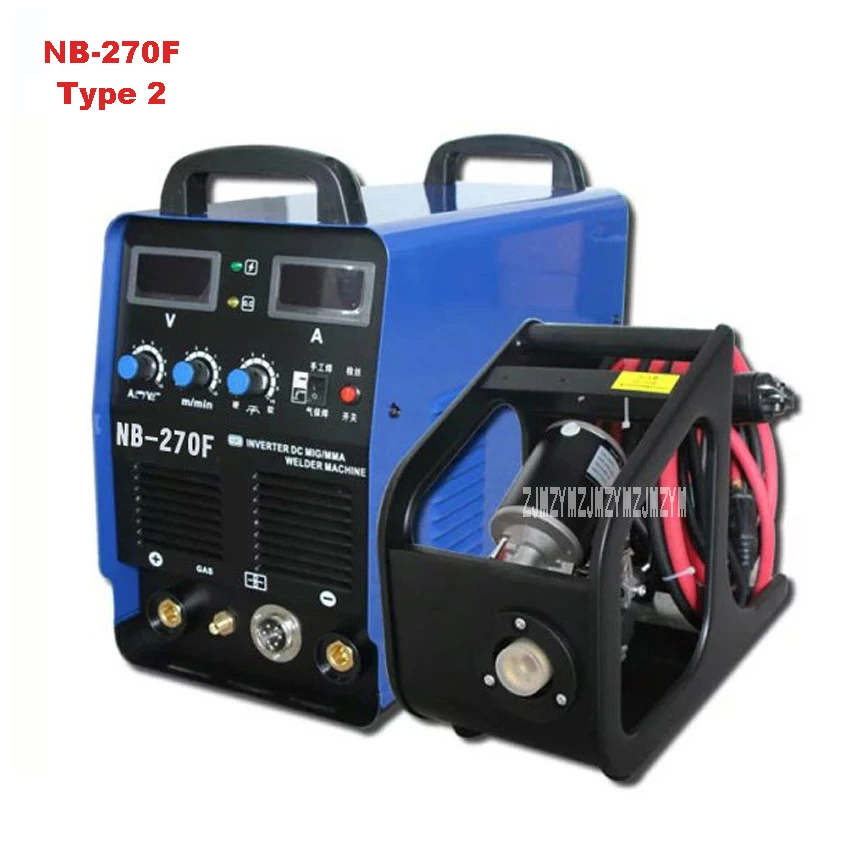Новое поступление NB-270F 220V380V двойной сварочный аппарат с двойным напряжением