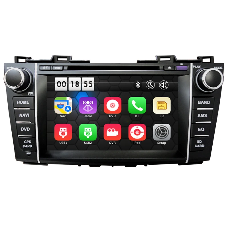 8 дюймов Wince HD Автомобильный dvd плеер с GPS навигационной системой для Mazda 5 mazda5