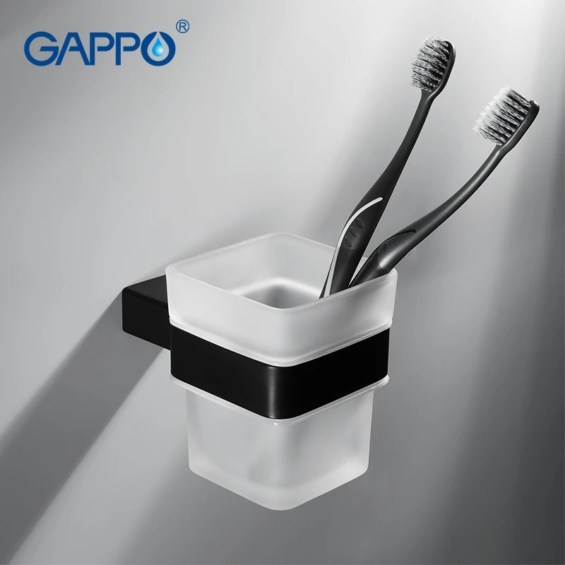 

GAPPO Cup Tumbler Holders wall mounted glass Holders bathroom accessories hardware hanging storage holder