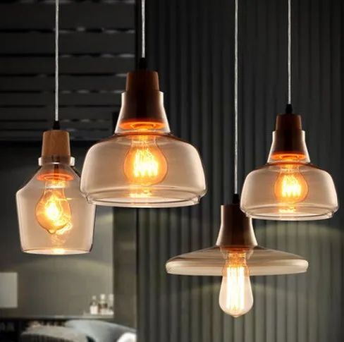Современные светодиодные подвесные светильники Edison в стиле лофт потолочные для