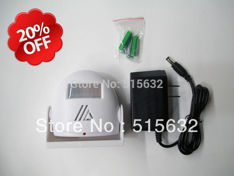 Беспроводное приветствие посетителя предупреждение клиента лампочка