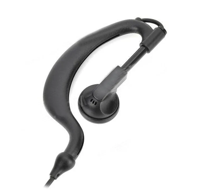 На Banggood K-TYPE Plug Handsfree черные гибкие наушники с микрофоном для двойного радио Baofeng UV5R UV-5R Kenwood Walkie Talkie