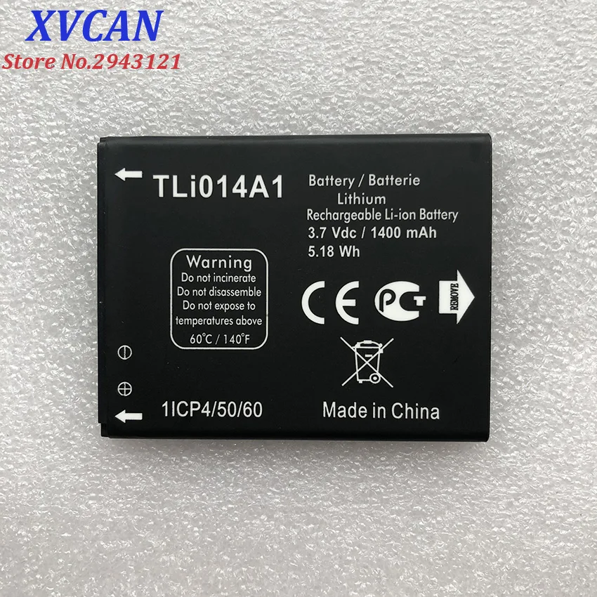 Литий-ионный аккумулятор TLI014A1 1400 мАч для Alcatel one touch Fire 4012 4012A 4012X CAB31P0000C1 / CAB31P0000C2 |