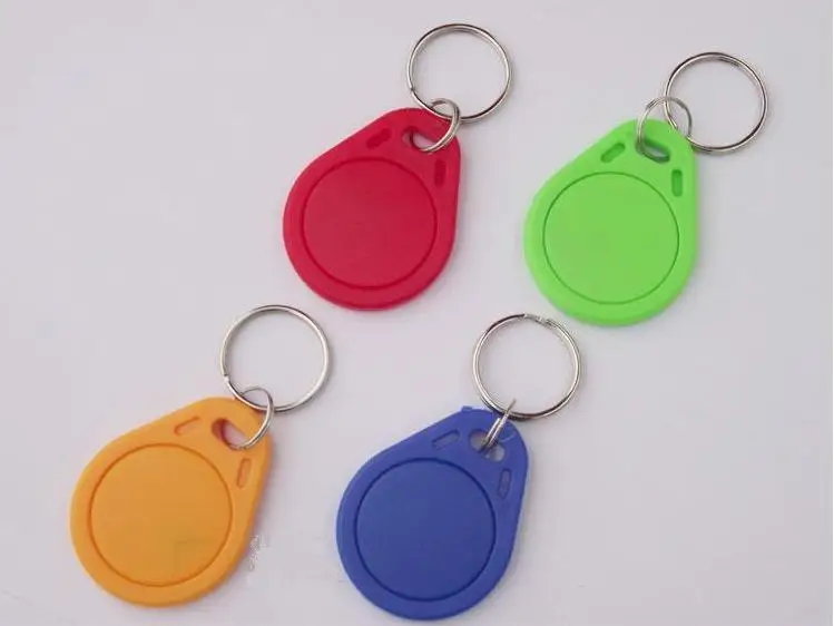No 3 : 100 шт./лот 13 56 МГц RFID IC ключевые метки брелоки Токен NFC тег брелок для Arduino (синий