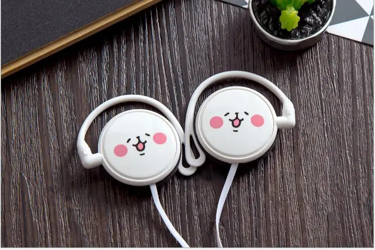 Экспрессивные наушники Cartoon Earphones милые 3,5 мм стерео вкладыши для iPhone 6 Xiaomi Girls Kids Gifts Phone Mp3 Mp4 Гарнитура включена.