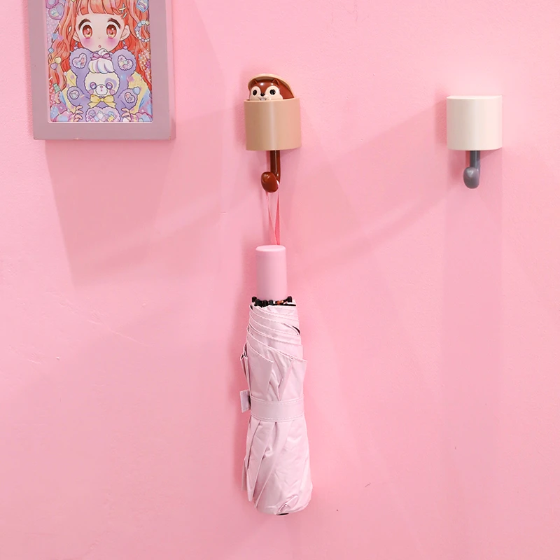 Креативное движение белка крюк вверх крышка настенная Вешалка Органайзер без