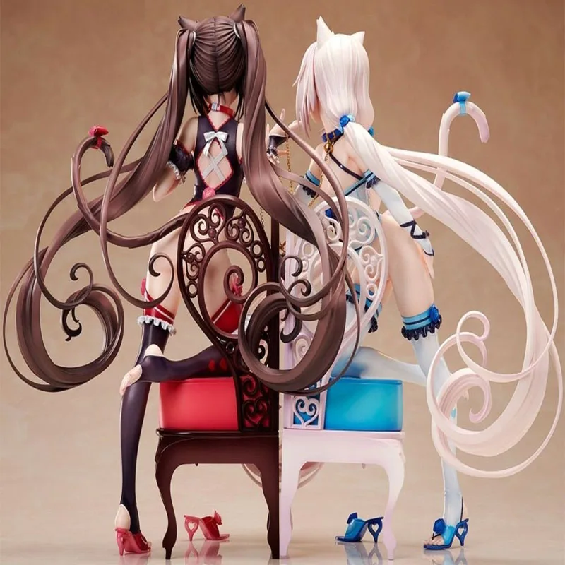 

2019 New Native Nekopara Chocola & Vanilla 1/7 Scale PVC Action Figure Anime Sexy Girl Figures Anime Figure Model Toys