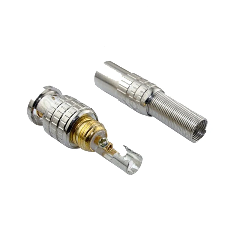 5 шт. спиральная пружина RG59/RG6 Коаксиальный BNC штекер разъема для камеры