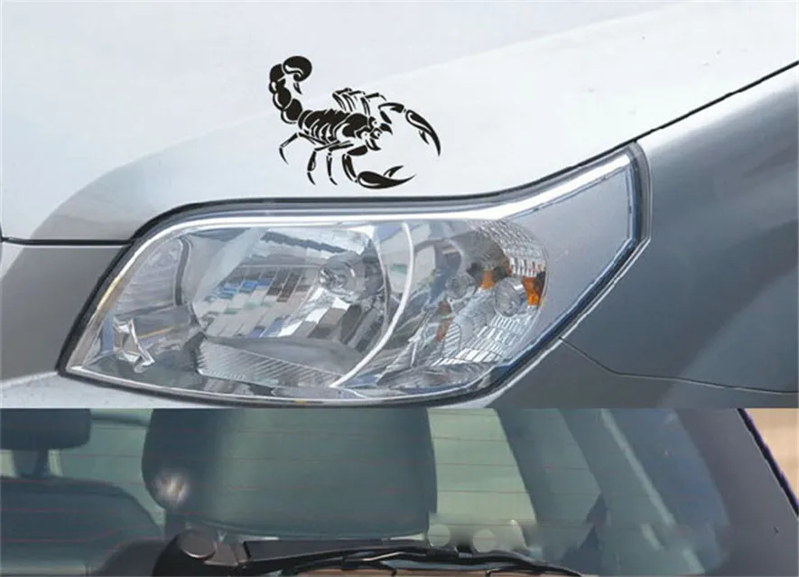 New Front And Rear Bumpers Decor Mural Art Scorpion Car Decal Sticker Fashion Decoration High quality durable Practical l0416 | Автомобили