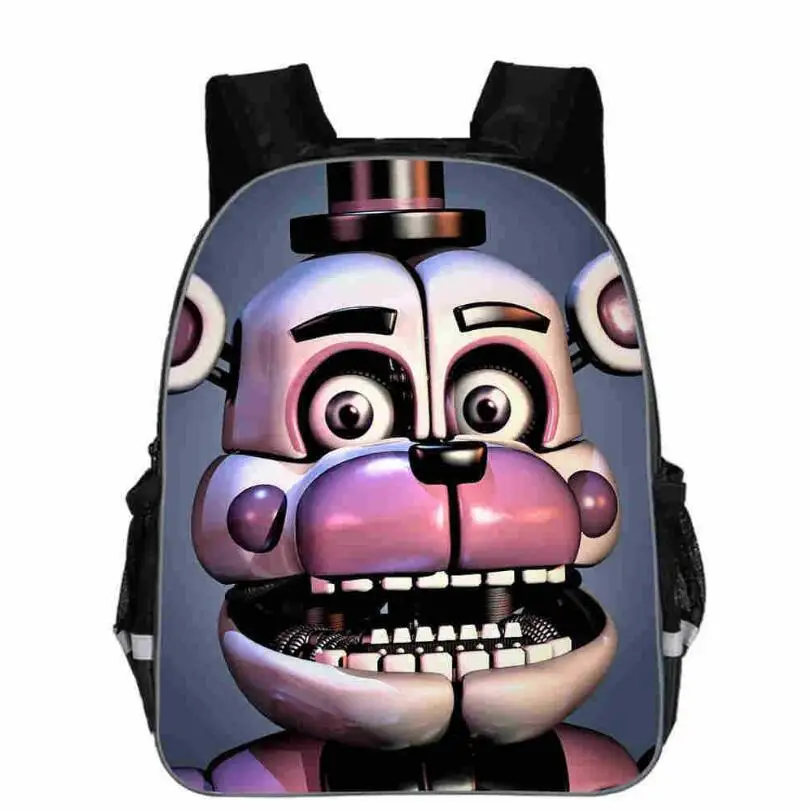 Новые детские рюкзаки с принтом Фредди аниме Fnaf рюкзак для мальчиков и девочек