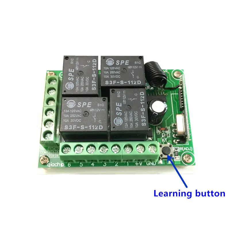 Универсальный беспроводной пульт дистанционного управления 433 МГц 12 в пост. Тока