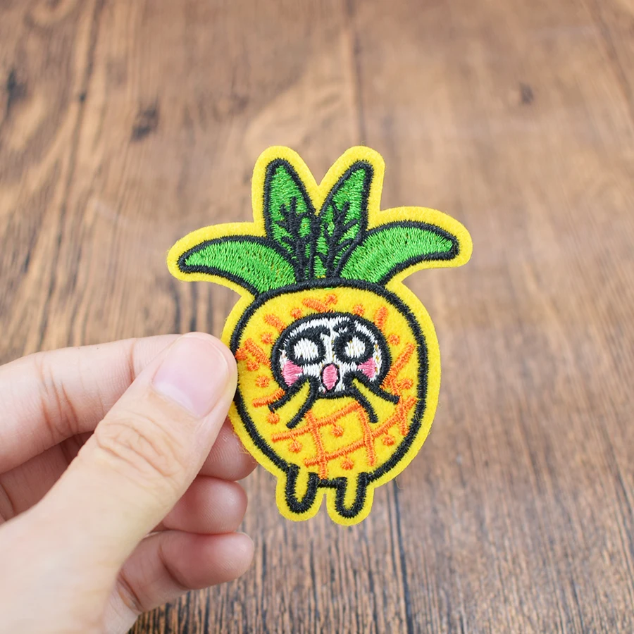 Железная аппликация фруктовые нашивки для одежды вышивка модная нашивка в