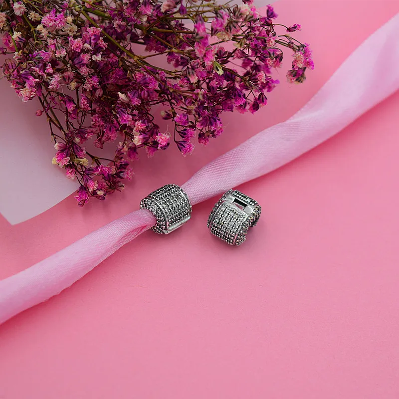 Yanxizao 2018 новые серебряные 925 европейские бусины-подвески с фианитами Fit Pandora стиль