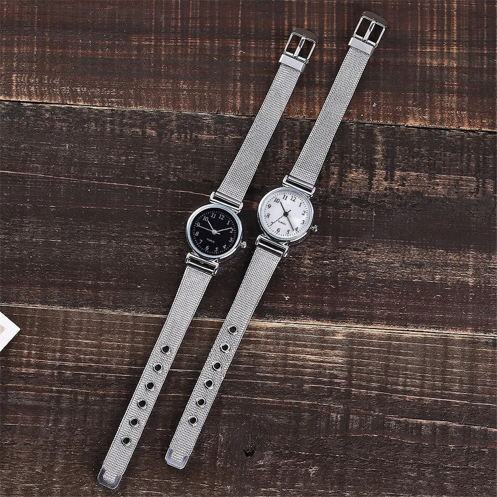 Стильные женские часы в стиле трендли orologio donna digitale серебристые сетчатые Часы Montre