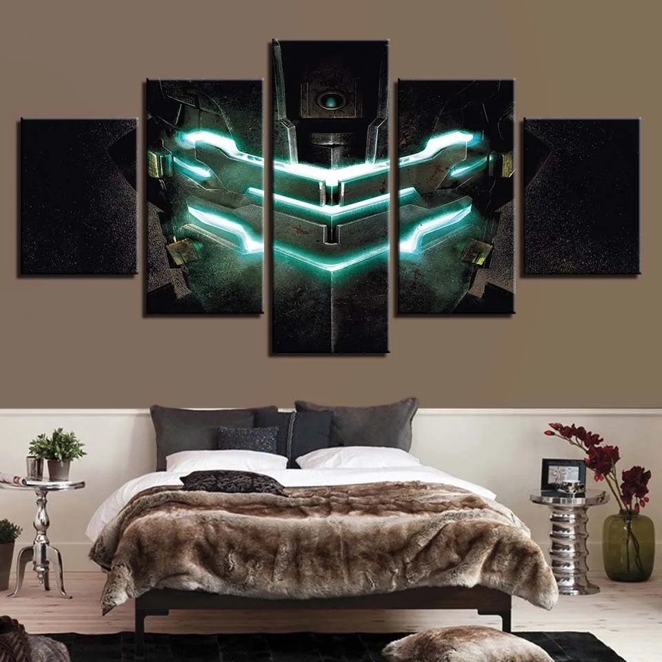 Картина коломака абстрактная настенная живопись холст 5 шт. игра Dead Space 3 постер HD