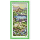 Вышивка крестиком Highland с изображением пейзажа, Набор для вышивки на холсте 11CT 14CT, ручная работа сделай сам, картина для украшения дома