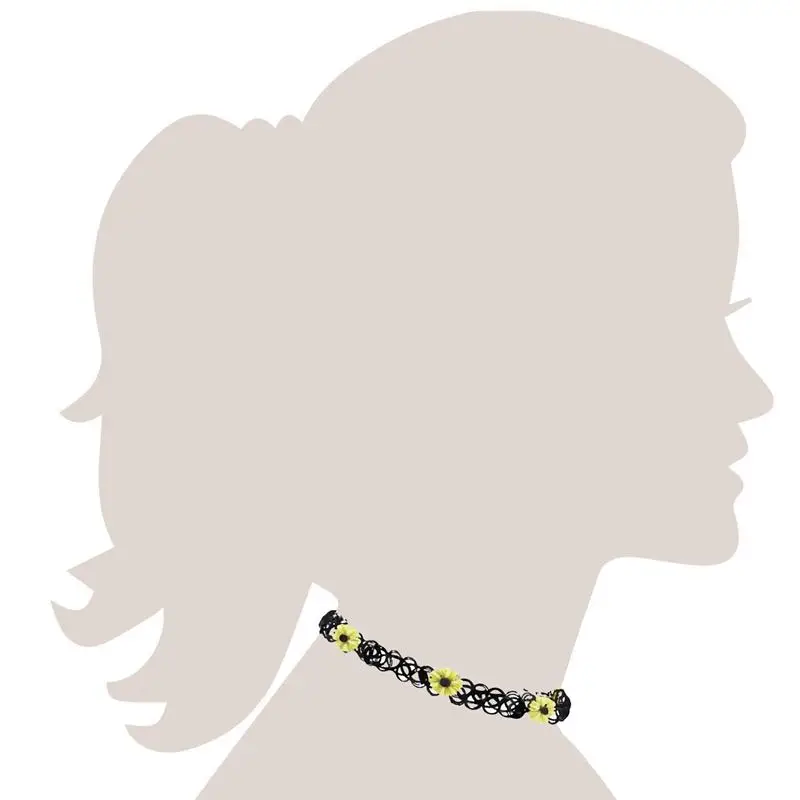 12 шт ожерелье Готическая хна тату стрейч эластичные Украшения Value Pack|Колье| |