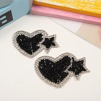 heart star rhinestone patches diy clothing accessories bags shoes hats diy rhinestone pattern parces