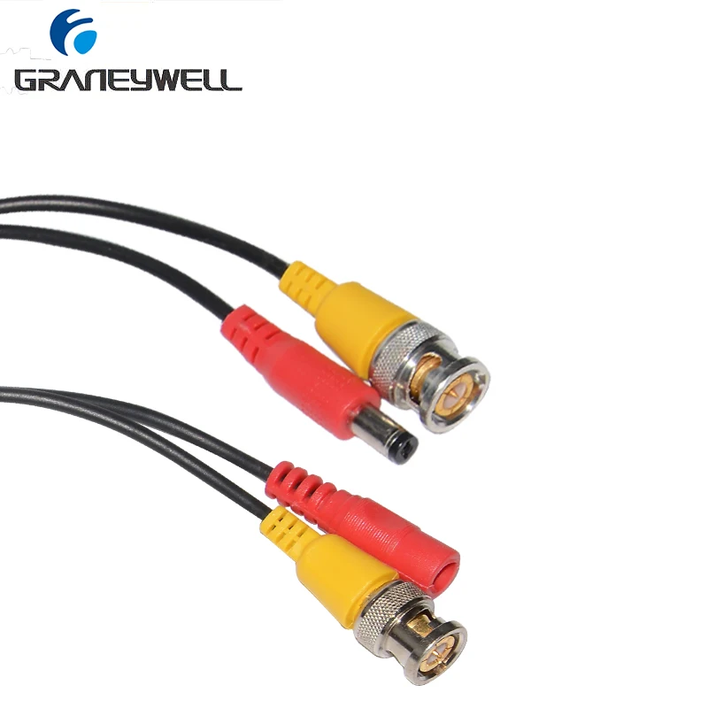 BNC Video Power Siamese Cable 65ft 18m for Analog AHD CVI CCTV Surveillance Camera DVR Kit | Безопасность и защита